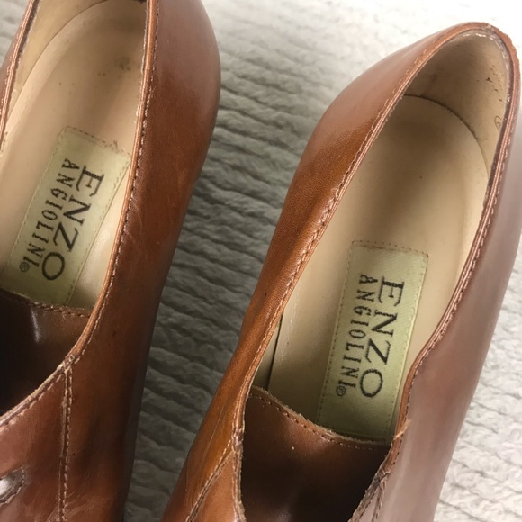 VTG Enzo Angiolini Lace Up Leather Shoes - Picture 4 of 7